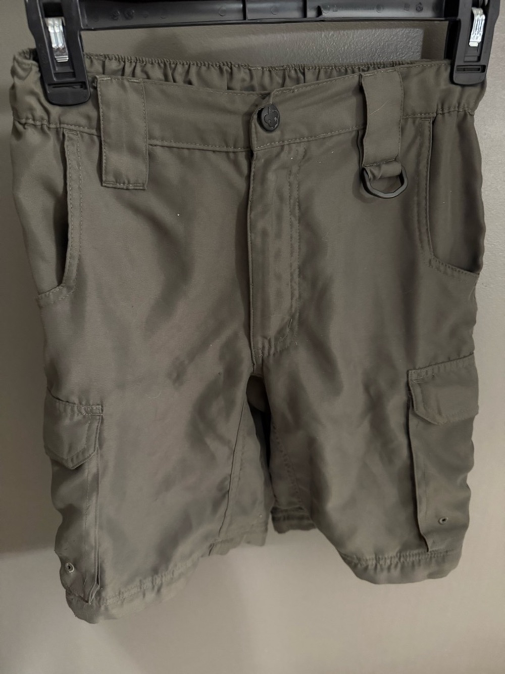 Official Boy Scout/Scouting America Youth Cargo Shorts in Olive Green